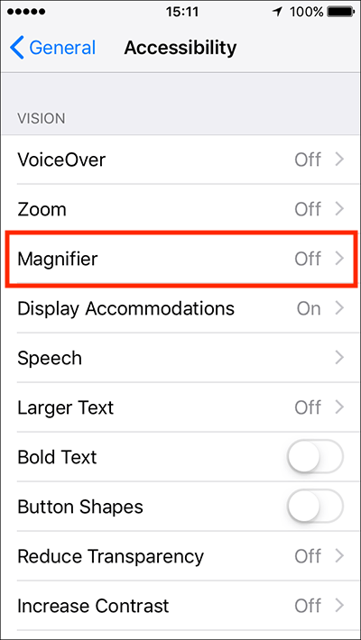 Tap Magnifier