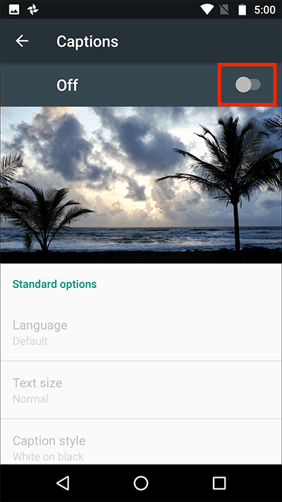 Android 7 Nougat – Captions Fig 2