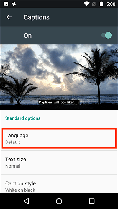 Android 7 Nougat – Captions Fig 7