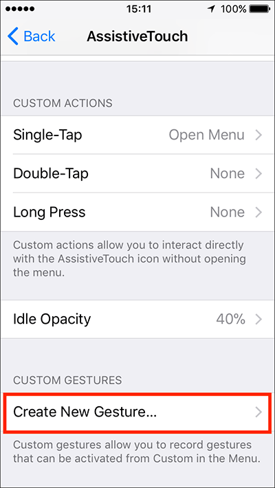 AssistiveTouch – iPhone/iPad/iPod Touch iOS 10, iOS 11 Fig 13