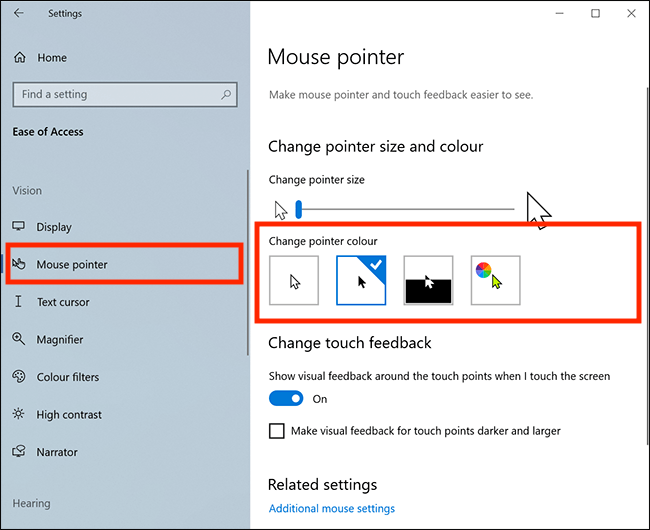 custom mouse pointer pc windows 10