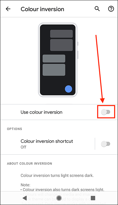 How To Invert Colors- Android 