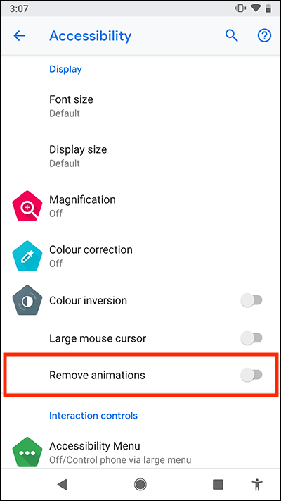 How to disable interface animations in Android 10 | My Computer My Way