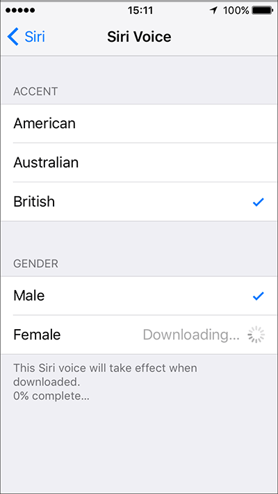 Fig 11 - Siri – iPhone/iPad/iPod Touch iOS 10