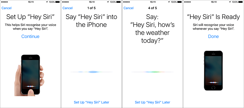 Fig 7 - Siri – iPhone/iPad/iPod Touch iOS 10