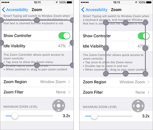Fig 23 - Zoom – iPhone/iPad/iPod Touch