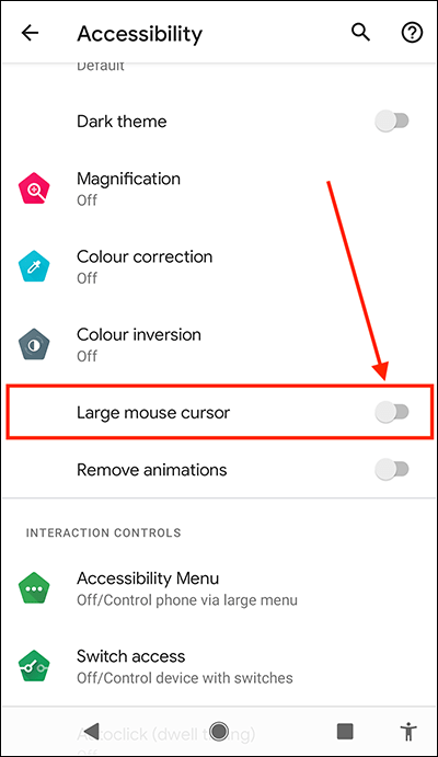 Custom Mouse Pointer on Android OS 