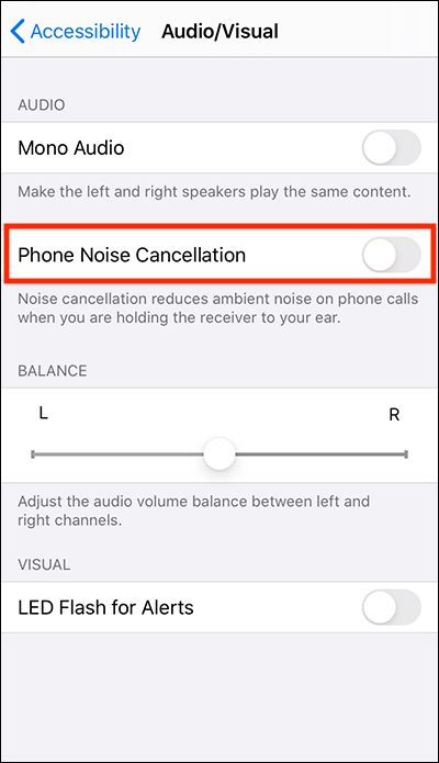 How to enable noise cancellation in iOS 13 for iPhone/iPad/iPod Touch | My  Computer My Way