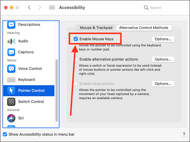 switch right and left click mac