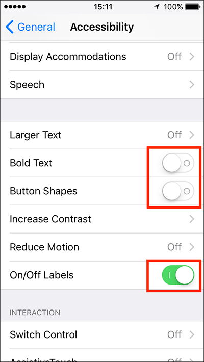 On/Off Labels– iPhone/iPad/iPod Touch Fig 2