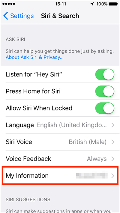 Siri – iPhone/iPad/iPod Touch iOS 12 Fig 11