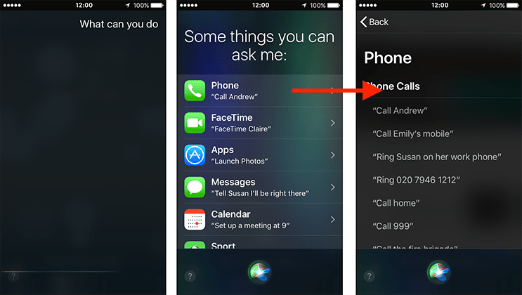 Siri – iPhone/iPad/iPod Touch iOS 12 Fig 15