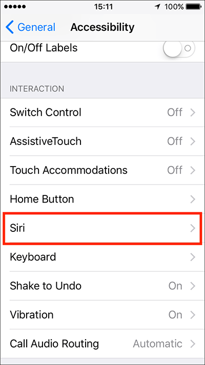 Siri – iPhone/iPad/iPod Touch iOS 11 Fig 19