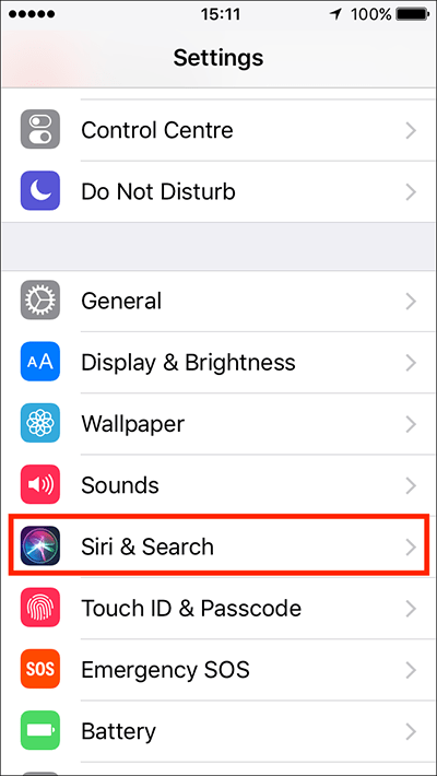 Siri – iPhone/iPad/iPod Touch iOS 12 Fig 2
