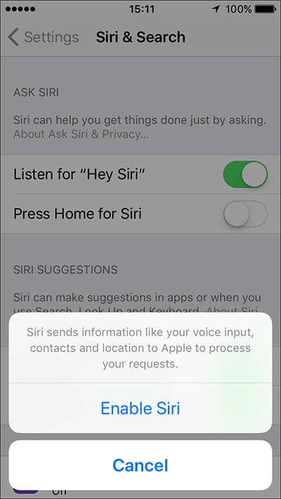 Siri – iPhone/iPad/iPod Touch iOS 11 Fig 4