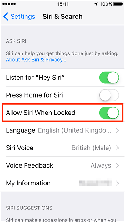Siri – iPhone/iPad/iPod Touch iOS 11 Fig 6