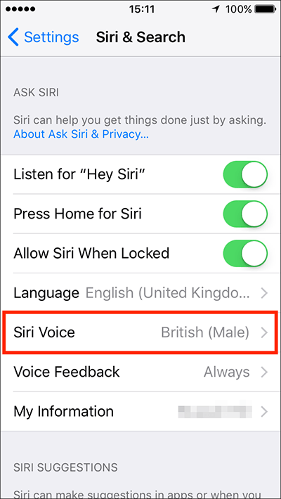 ask siri iphone 11