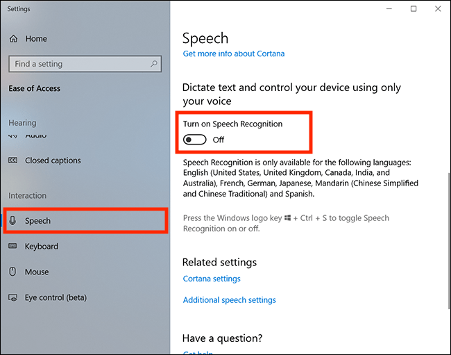 different voices for speech to text windows 10