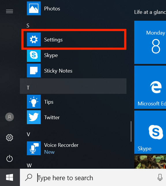 Windows – How to open the Ease of Access Settings Fig 2