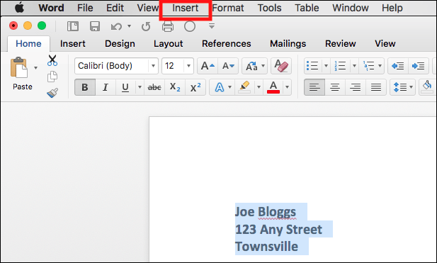 Word for Office 365 - Typing less (macOS) Fig 4