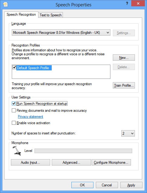 best voice recognition software windows 8.1