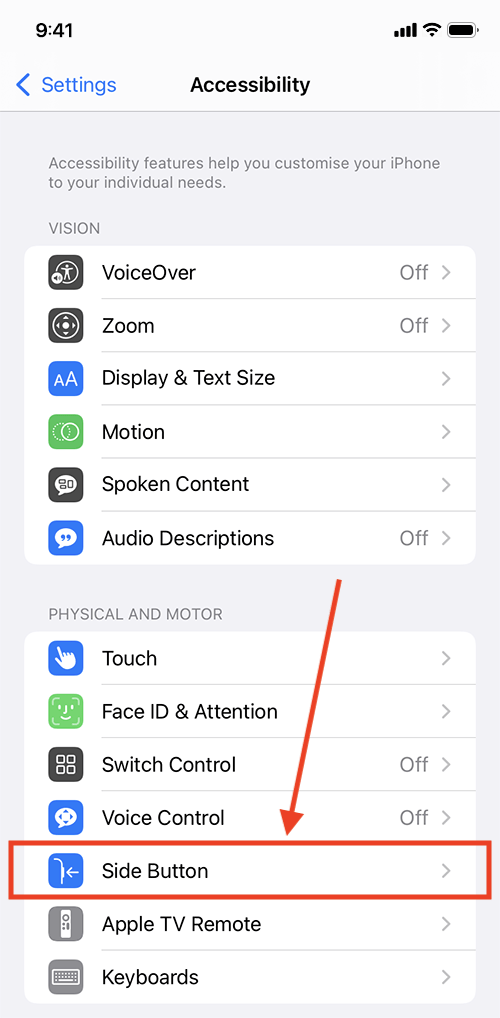 How to make the side button easier to use in iOS 16 on your iPhone