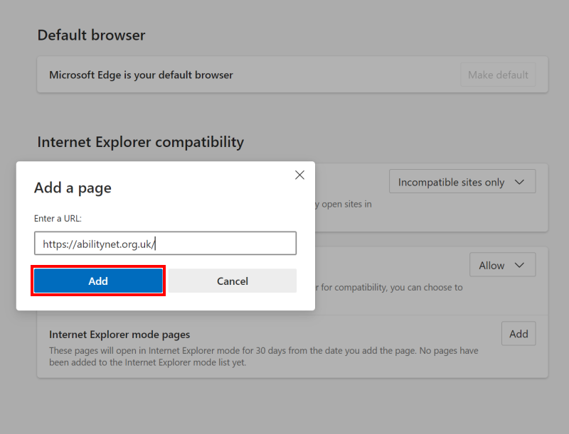 internet explorer 11 compatibility mode