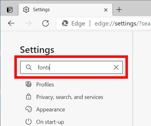 How to change the font size and type in the new Microsoft Edge browser -  gHacks Tech News