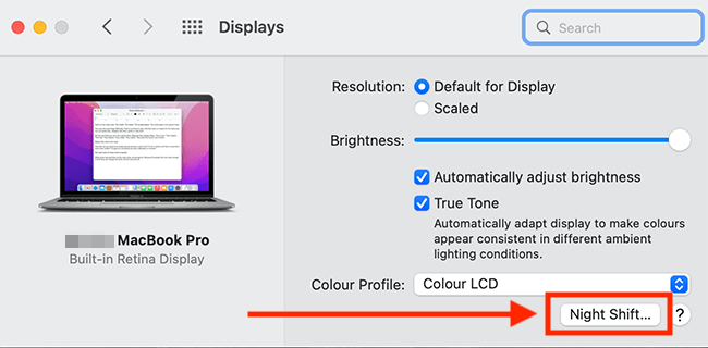 How to Turn Off Blue Light on a Mac With Night Shift