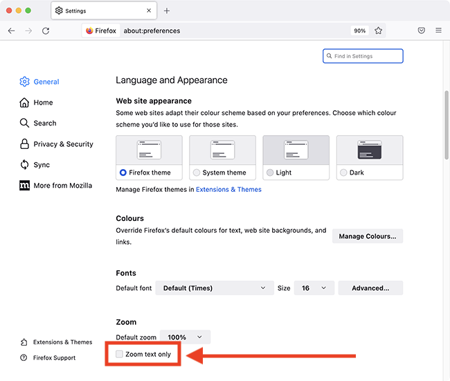 How to set bigger default font size for firefox? - The freeCodeCamp Forum