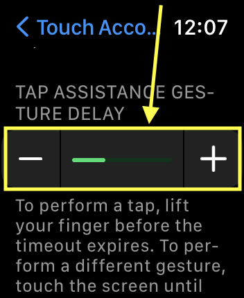 Cómo hacer que la pantalla táctil sea más fácil de usar en tu Apple Watch
