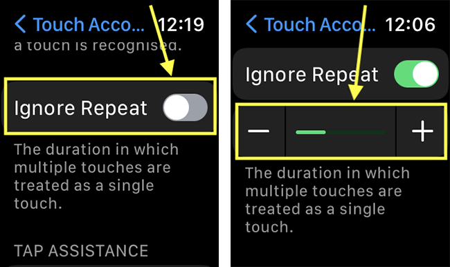 Cómo hacer que la pantalla táctil sea más fácil de usar en tu Apple Watch