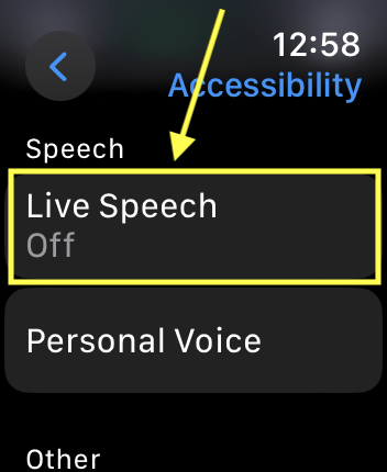 Apple watch discount text to speech