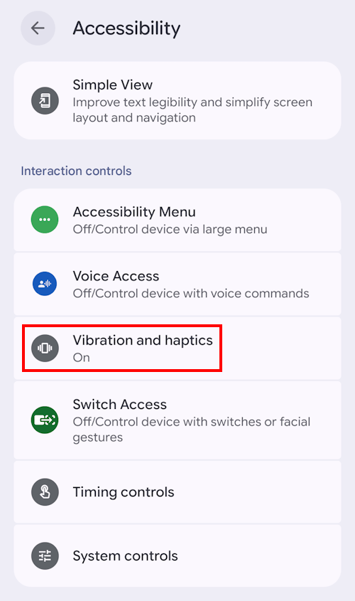 Tap Vibration and haptics
